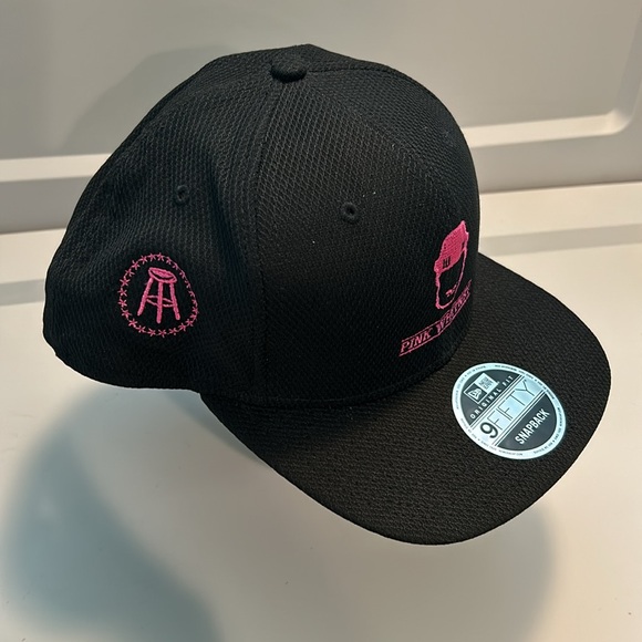 Barstool Sports Pink Whitney New Amsterdam Vodka Black and Pink hat. SnapBack OS - Picture 2 of 10